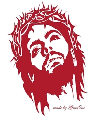 Jesus with crown of thorns